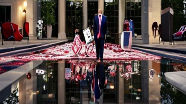 Trump Blames Vandals for Reflection Pool Damage Amid Mixed Evidence | jersey bola lengan panjang, fr